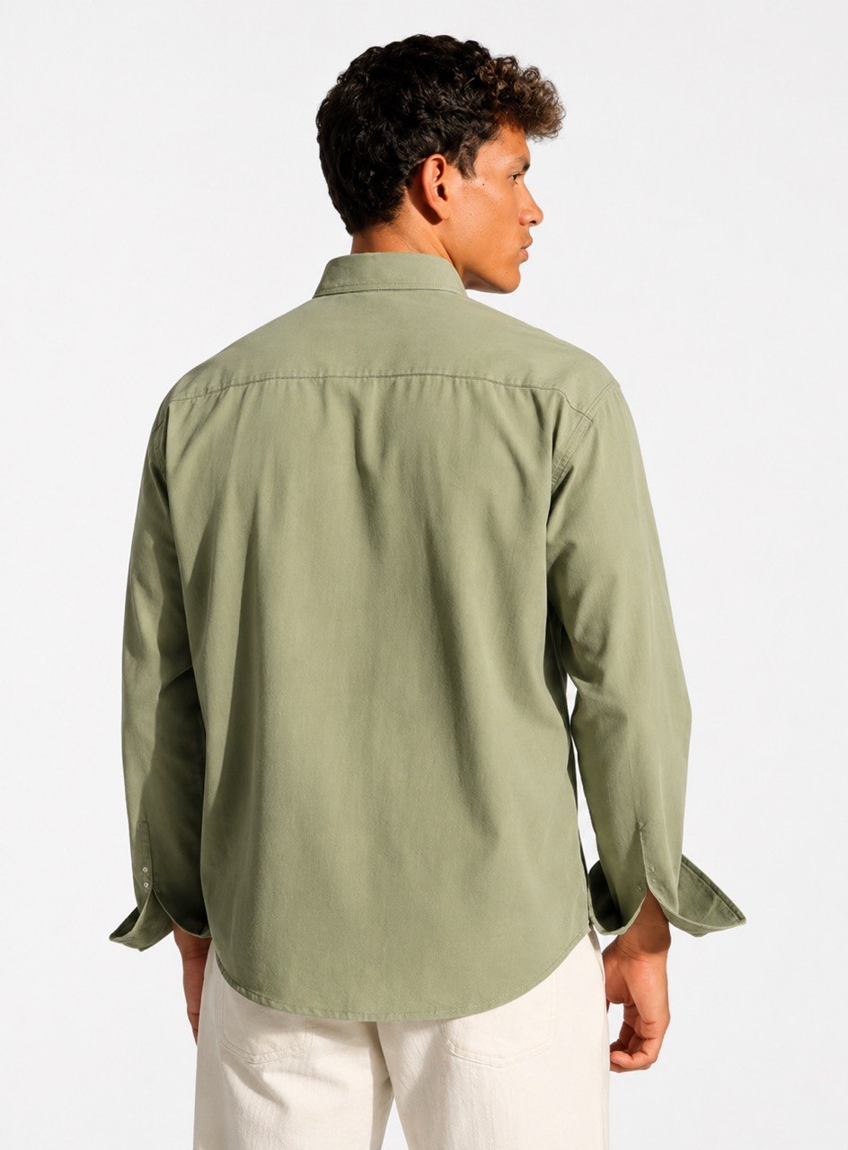 Sage Green Linen Shirt