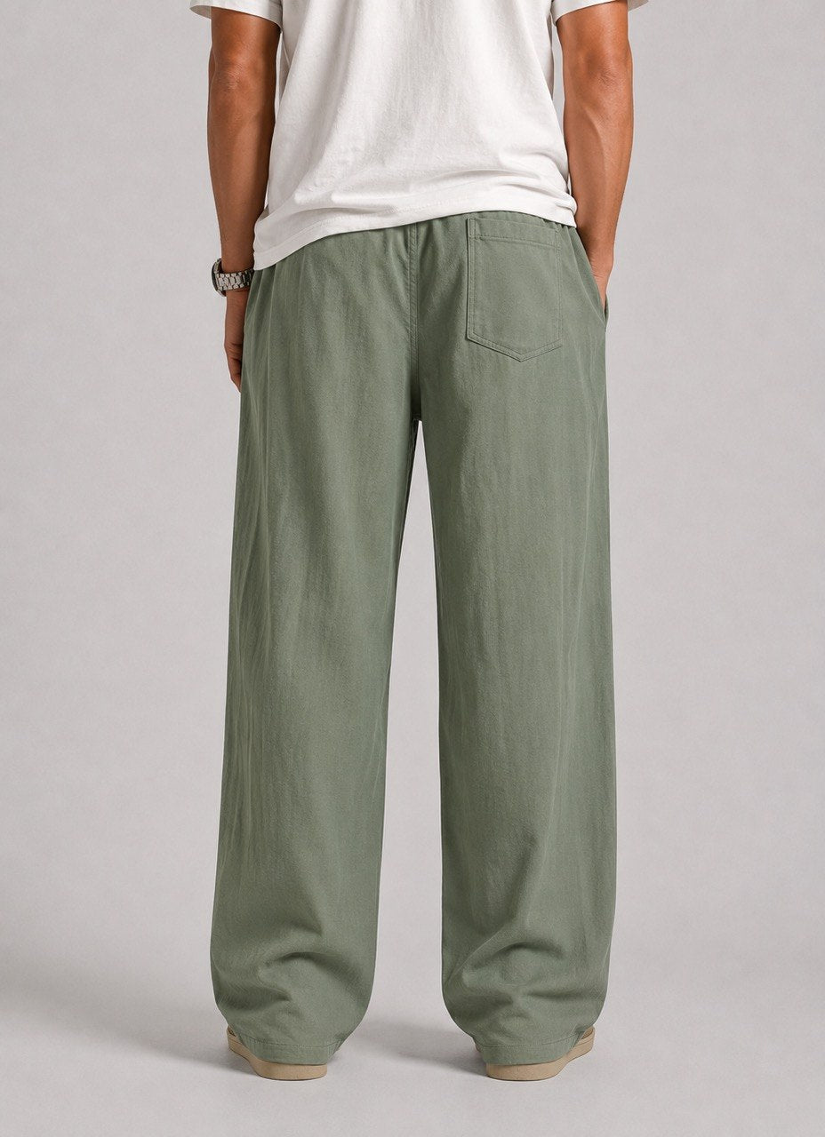 Sage Green Linen Pants