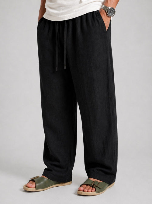 Black Linen Pants