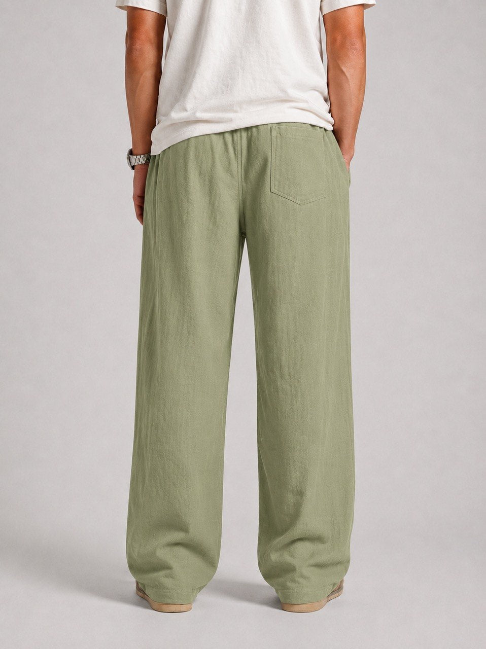 Sage Green Linen Pants