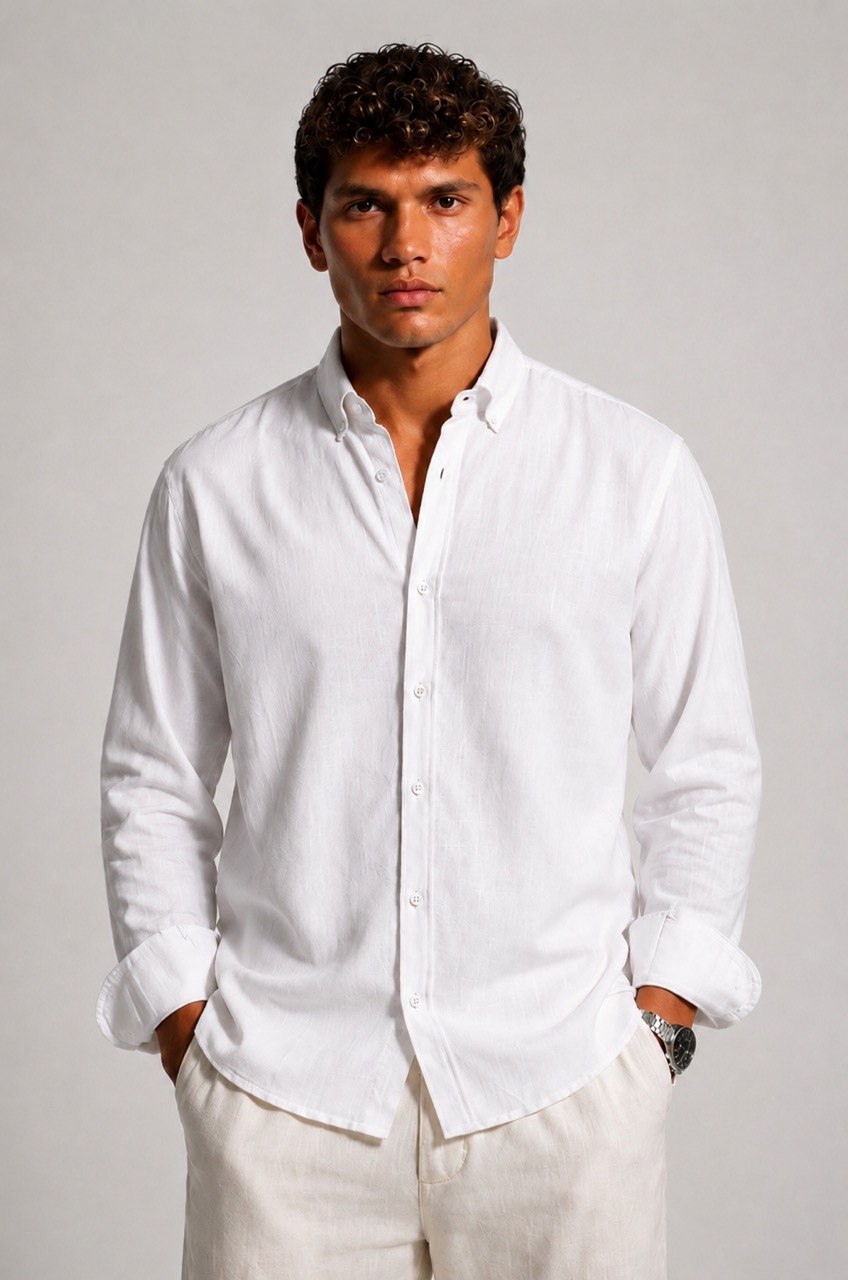 White Linen Shirt
